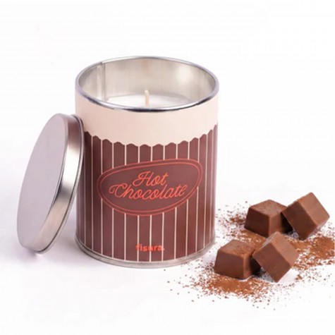 Candela al cioccolato in latta “Hot chocolate” | Gallinasmilza