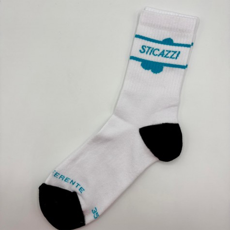 Calzini bianchi con scritta “Sticazz*” | Gallinasmilza