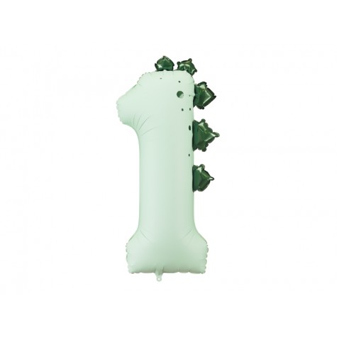 Palloncino compleanno numero 1 dinosauro
