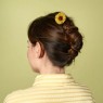 Molletta per capelli a forma di girasole | Gallinasmilza