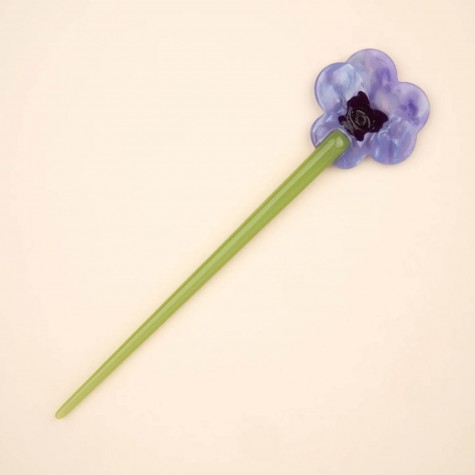 Molletta per capelli a forma di viola | Gallinasmilza