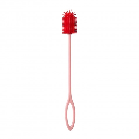 Spazzola in silicone rosso