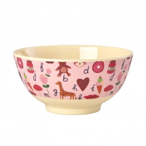 Tazza grande da colazione rosa con...