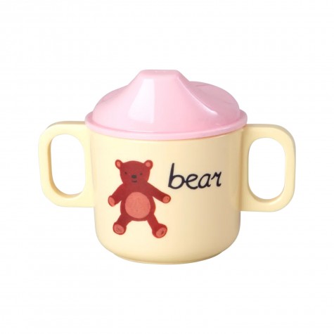 Tazza bimbo con manici e stampa Orsetto