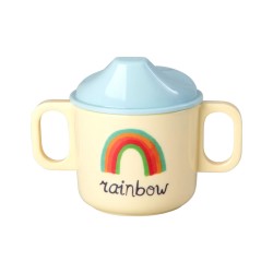 Tazza bimbo con manici e stampa Rainbow | Gallinasmilza