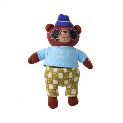 Peluche in cotone Orsetto Rock