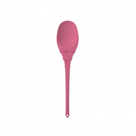 Cucchiaio da cucina in silicone rosa...