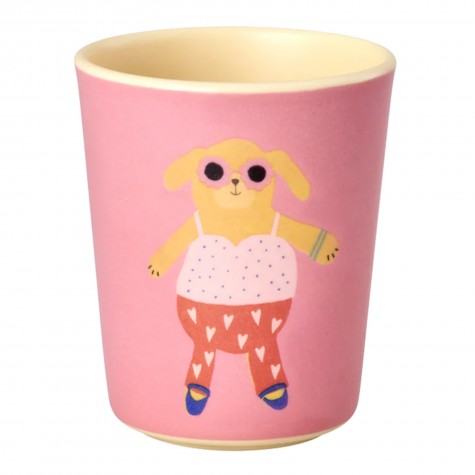Bicchiere piccolo con stampa Funky Dog