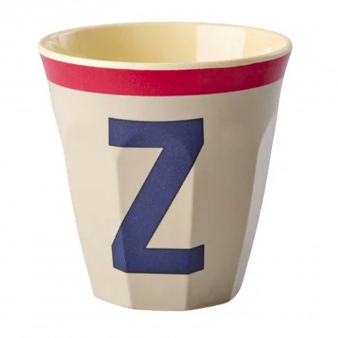 Bicchiere medio grigio con lettera Z | Gallinasmilza