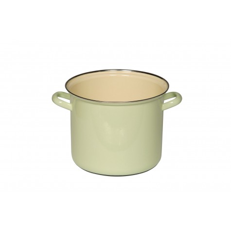 Pentola a induzione verde con due manici