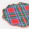 Piattini di carta con stampa tartan | Gallinasmilza