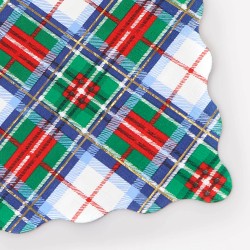 Tovaglioli di carta con stampa tartan | Gallinasmilza 2