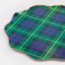 Piatti di carta con stampa tartan | Gallinasmilza