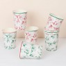 Bicchieri di carta natalizi Toile de Jouy | Gallinasmilza
