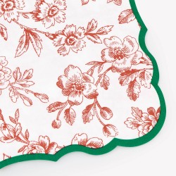Tovagliolini di carta natalizi Toile de Jouy | Gallinasmilza 2
