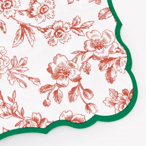 Tovagliolini di carta natalizi Toile de Jouy | Gallinasmilza