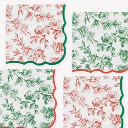 Tovaglioli di carta natalizi Toile de Jouy | Gallinasmilza