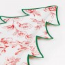 Piatti di carta a forma di albero natalizio Toile de Jouy |