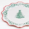 Piatti di carta natalizi Toile de Jouy | Gallinasmilza