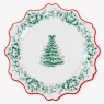 Piatti di carta natalizi Toile de Jouy | Gallinasmilza