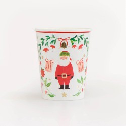 Bicchieri di carta Foliage Santa | Gallinasmilza