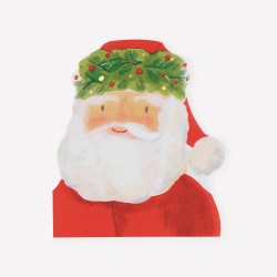 Tovaglioli di carta Babbo Natale | Gallinasmilza