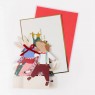 Biglietto di auguri natalizi a fisarmonica Animal Friends |