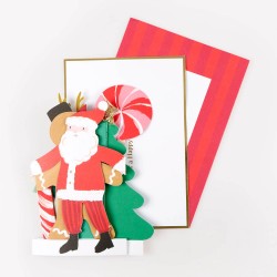 Biglietto di auguri natalizi a fisarmonica Jolly Christmas | 2