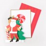 Biglietto di auguri natalizi a fisarmonica Jolly Christmas |