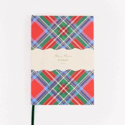 Quaderno con stampa tartan | Gallinasmilza