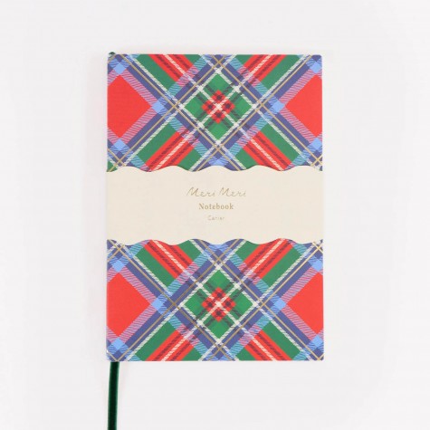 Quaderno con stampa tartan | Gallinasmilza