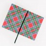 Quaderno con stampa tartan | Gallinasmilza