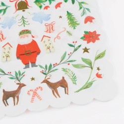 Tovaglioli di carta con Babbo Natale | Gallinasmilza 2