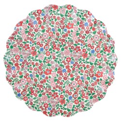 Piatto piano con stampa floreale Meri Meri x Liberty |