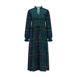Abito midi verde con...
