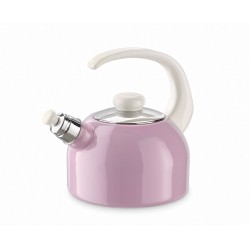 Bollitore acqua in smalto porcellanato rosa