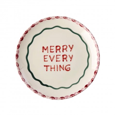 Piattino da dolce in ceramica Merry...