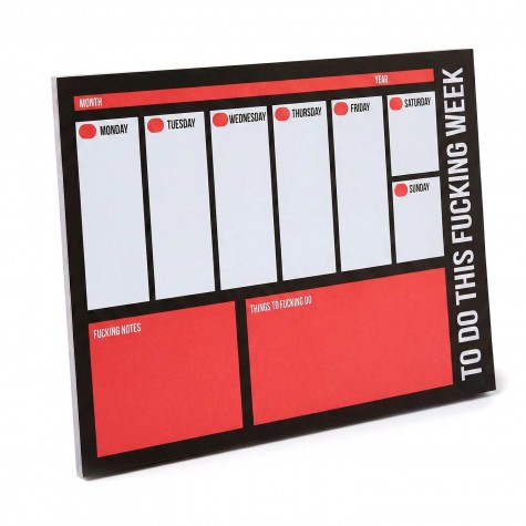 Planner A4 con scritta "To do This...