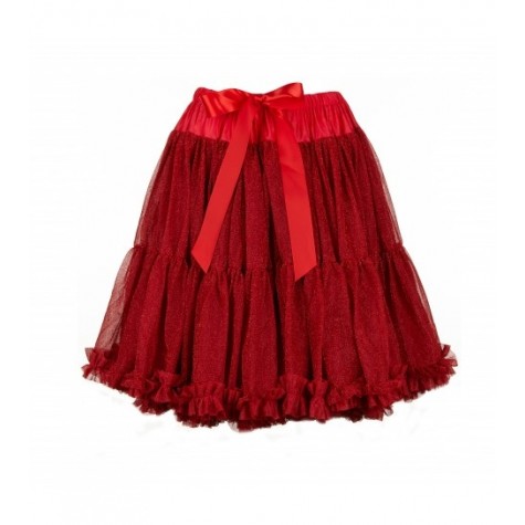 Women's petticoat-tutù in sparkly red