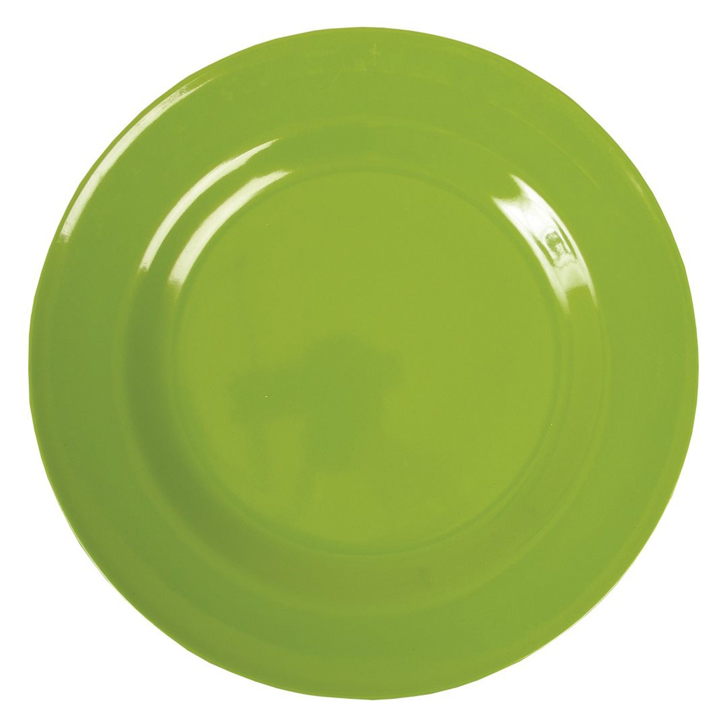 Round dinner plate apple green GallinaSmilza