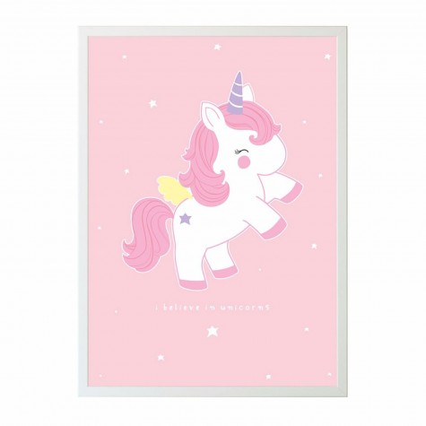 Poster baby unicorno